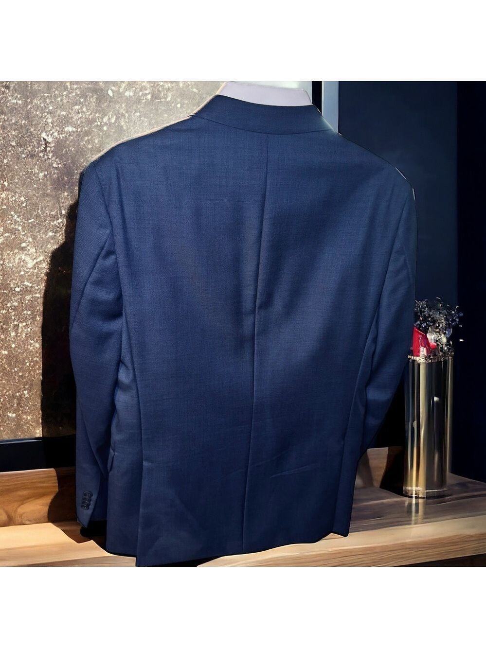 Tommy Hilfiger Men’s Navy Blue Suit SZ 40R - Picture 13 of 15
